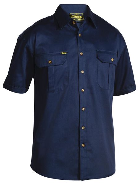 Bisley Mens Original Cotton Drill Short Sleeve Shirt